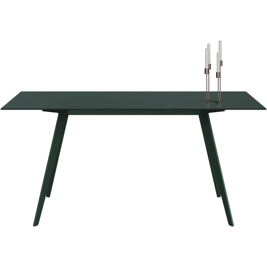 Esstisch Tame moosgrün Glas B 100 T 160 cm