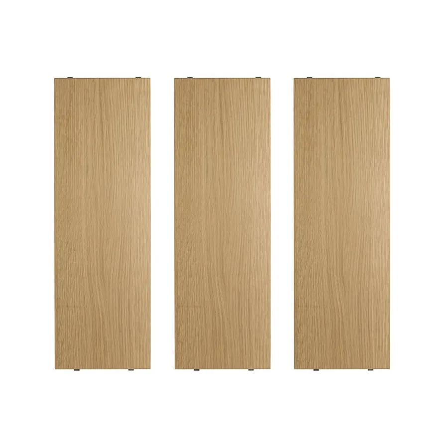 String String Regalboden Eiche, 58x20 cm, 3er-Pack