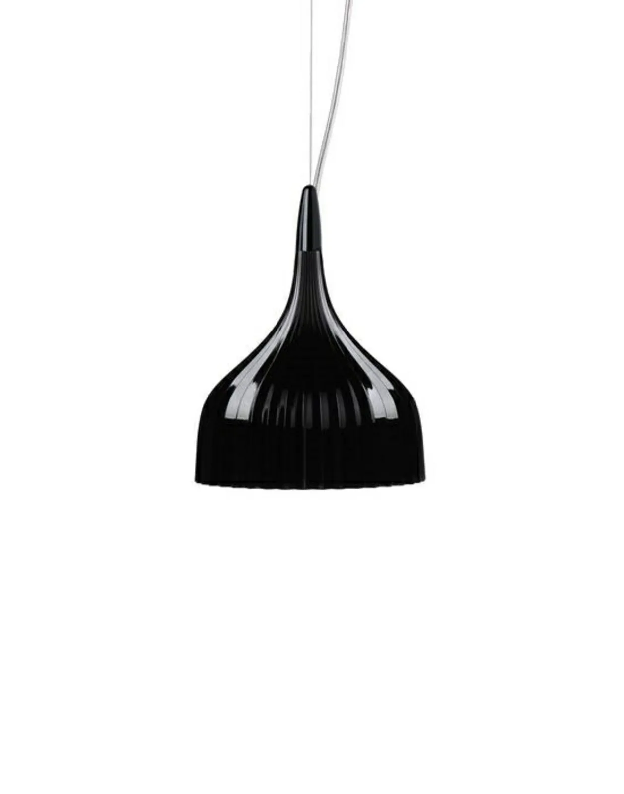 E' Pendelleuchte Schwarz - Kartell - Wohnzimmer - Metall