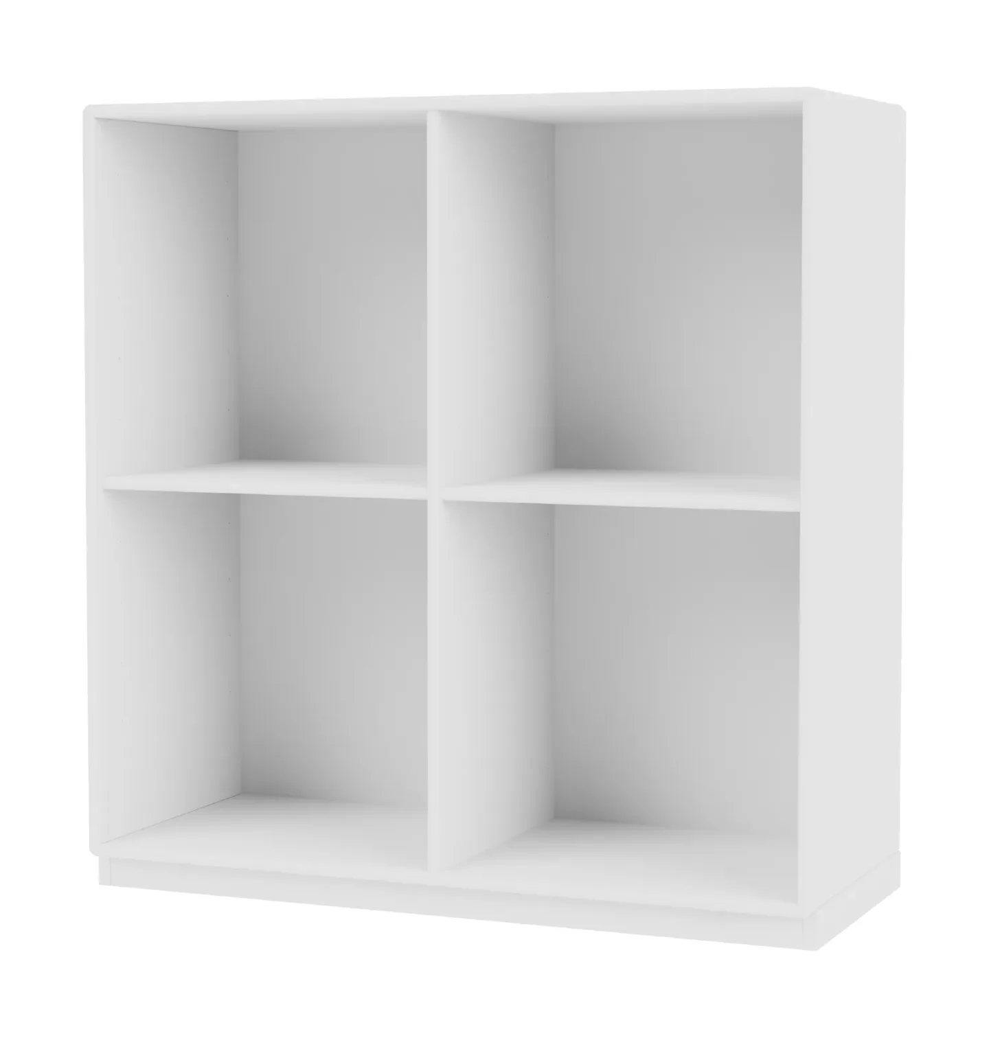 Montana SHOW hylla 69,6x69,6 cm, sockel 3 cm 101-NewWhite