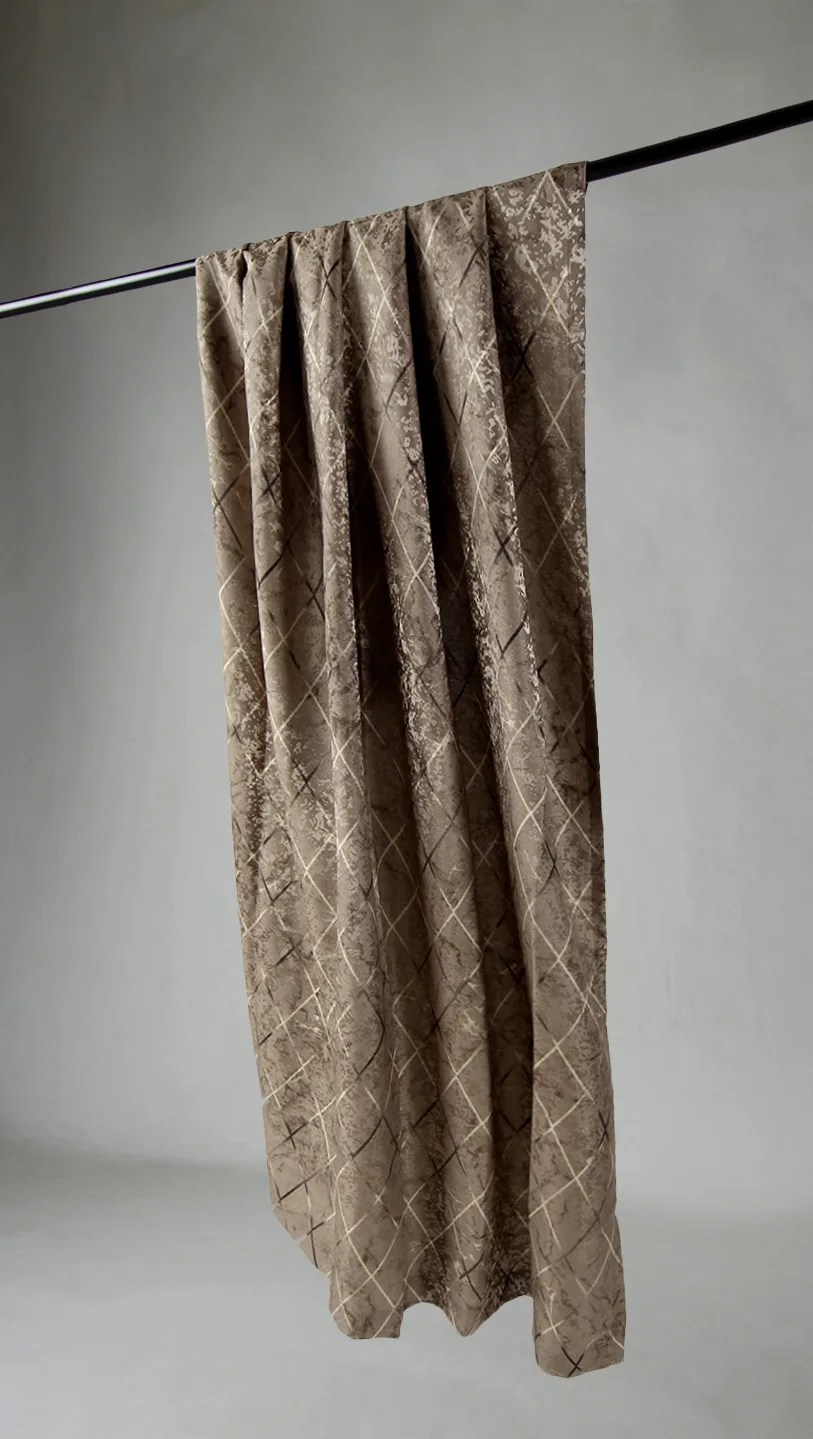 Gardin - Rory (beige) (Størrelse: 140 x 260 cm)