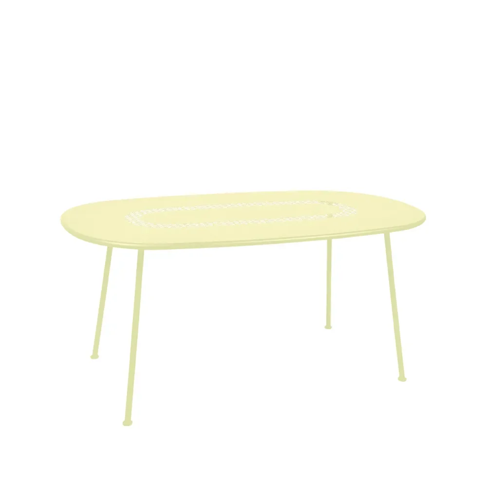 Fermob Lorette bord ovalt Frosted lemon (gul)