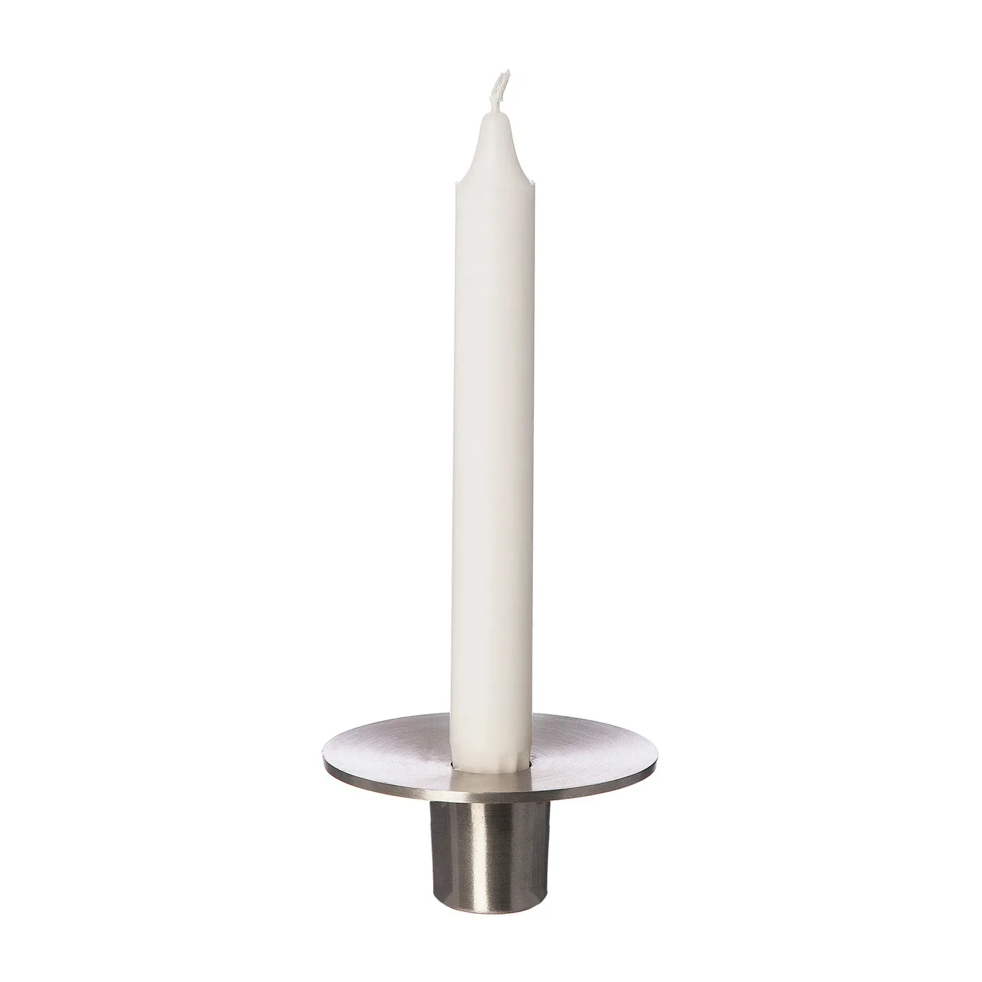 ERNST Ernst Kerzenhalter gebürstet Aluminium Ø9,2cm 4cm