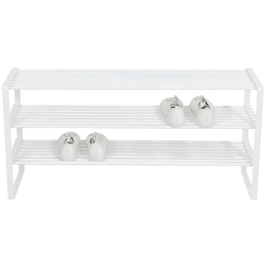 Spinder Design Schuhregal Hesta Weiss Stahl 100 cm 48.5 cm