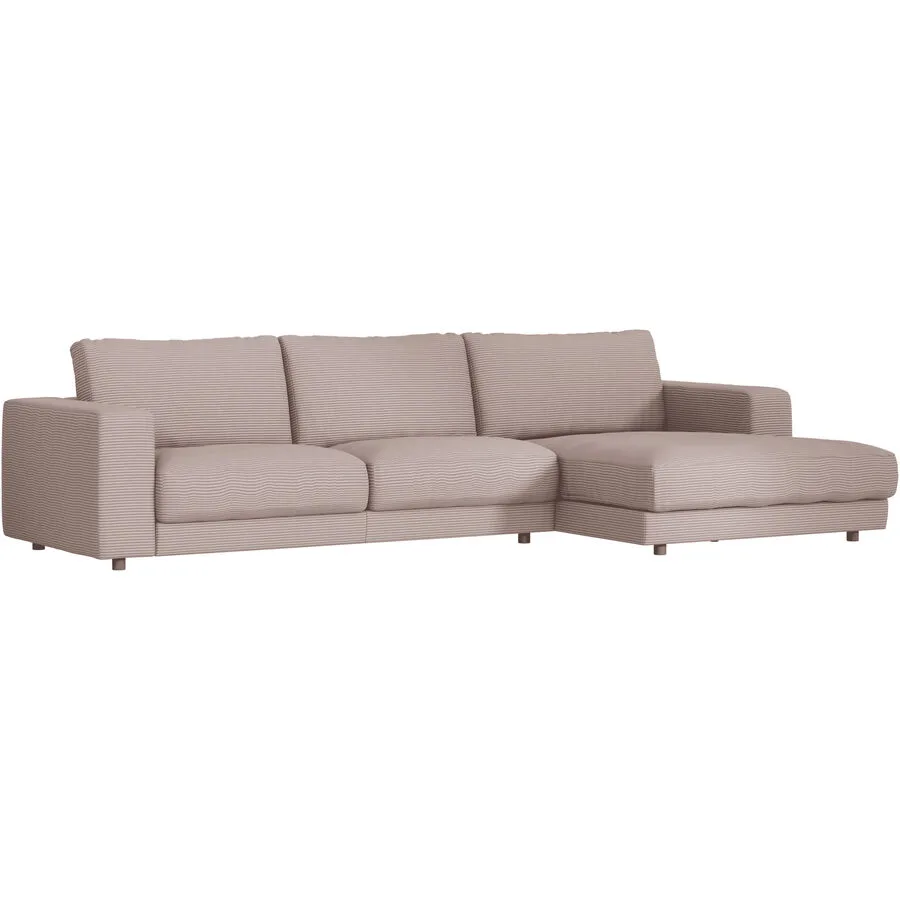Ecksofa Ava Rechts Bezug: 88% Polyester, 12% Polyacryl rosa B 330 T 170 cm - Möbel Konfigurator: Traummöbel individuell zusammenstellen