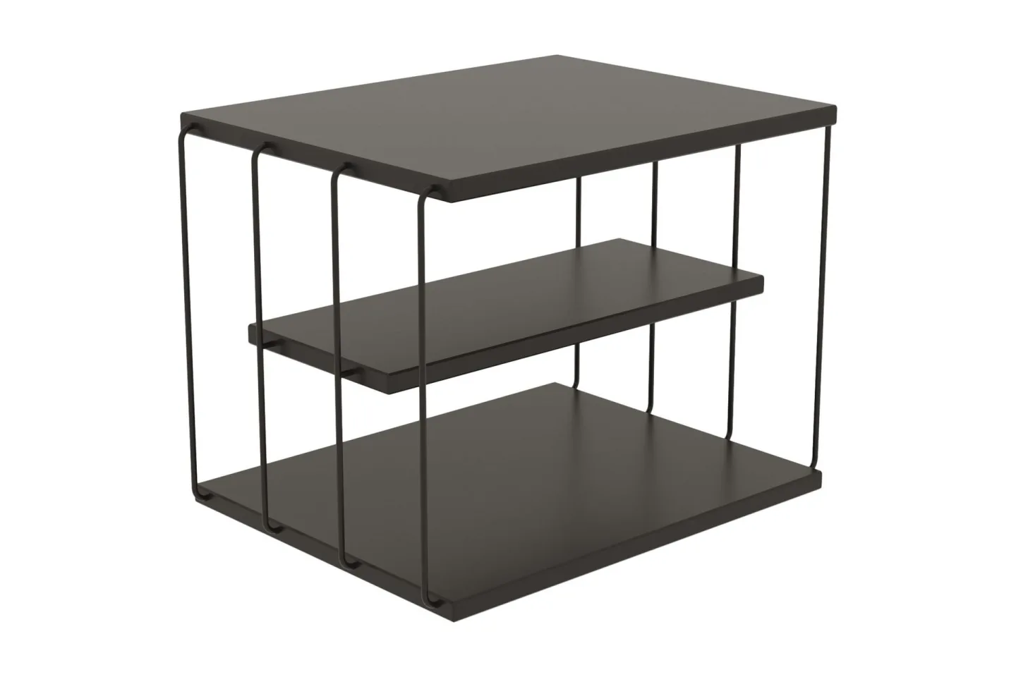 Ljusfors Sidobord 50 cm - Antracit/Svart