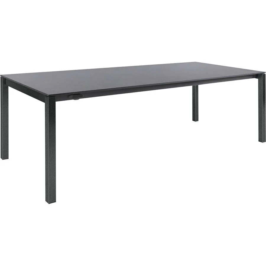 Gartentisch ausziehbar Campo Grande HPL Moonscape grey 220x90 cm - Farbe: anthrazit / Moonscape grey - Material: HPL/Stahl - Möbel Konfigurator: