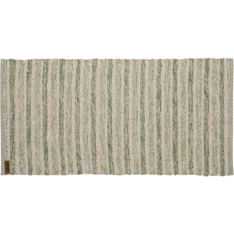 Teppich Mondsee Grün Baumwolle 70 cm 140 cm