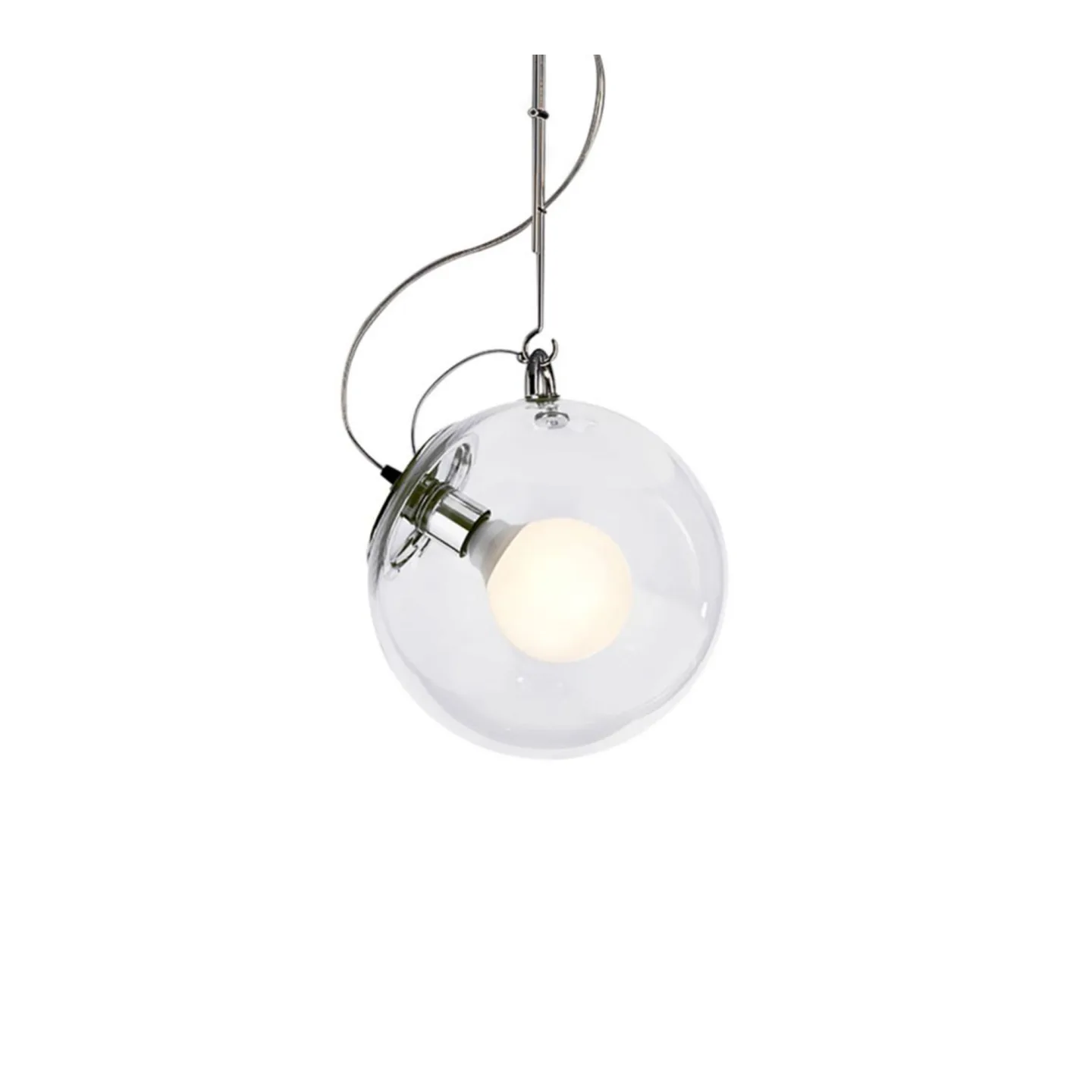 Artemide - Miconos Pendellampa Polerad Krom - Pendellampor - Ernesto Gismondi - Silver