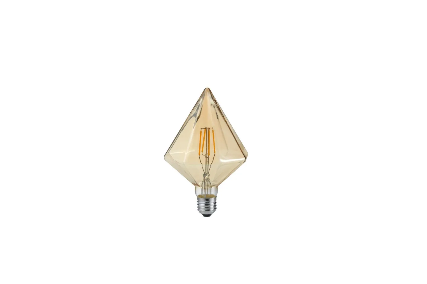LK LED E27 deco filament 901 4W 320lm 2700K brun - Vit