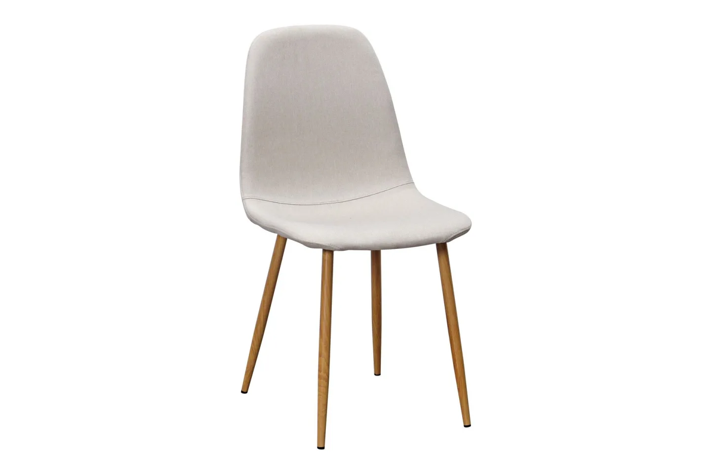 Nibe Matstol - Beige/Metallben Ek