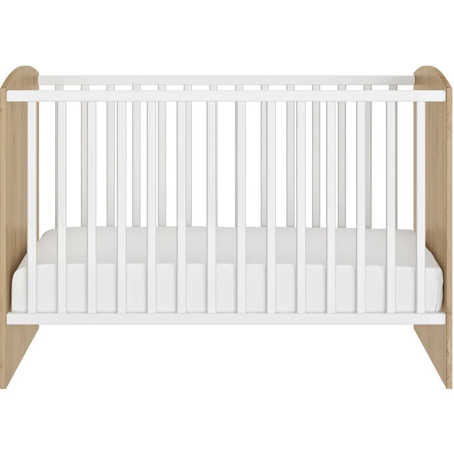 Babybett Arthur eiche Holzwerkstoff B 124 H 86 cm
