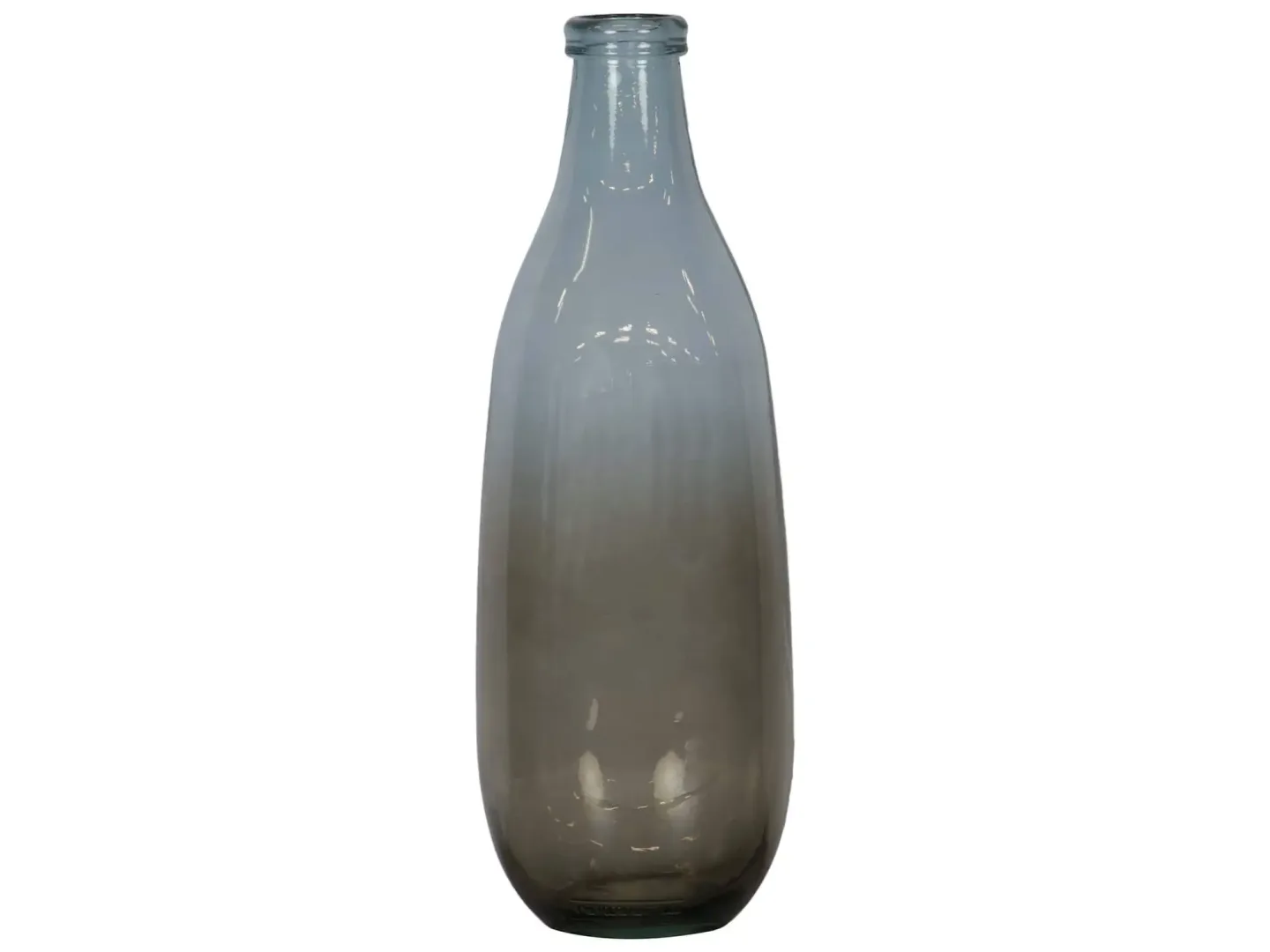 Decofinder Flasche Glas Dunkelgrün H: 40 cm | Schubiger Möbel