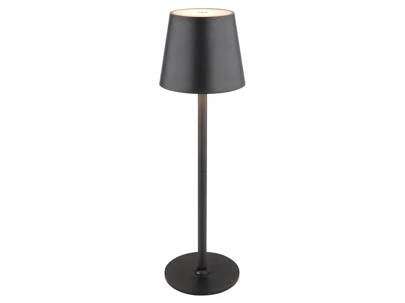 USB-aufladbare Lampe LED MALO 36cm 3W schwarz