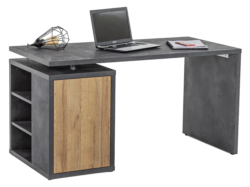 Schreibtisch LEANDRO 69x140x73cm anthrazit