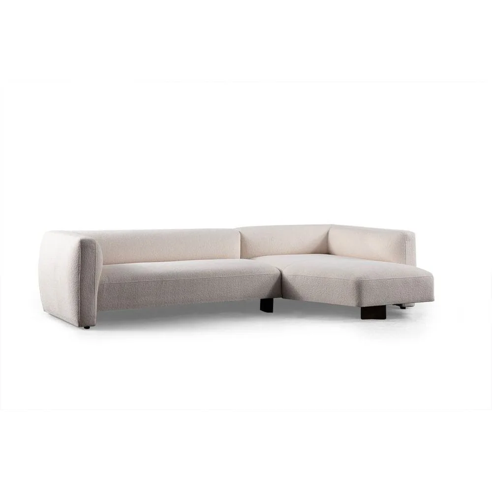 Elvaris 4-sits Soffa med Divan - Vit