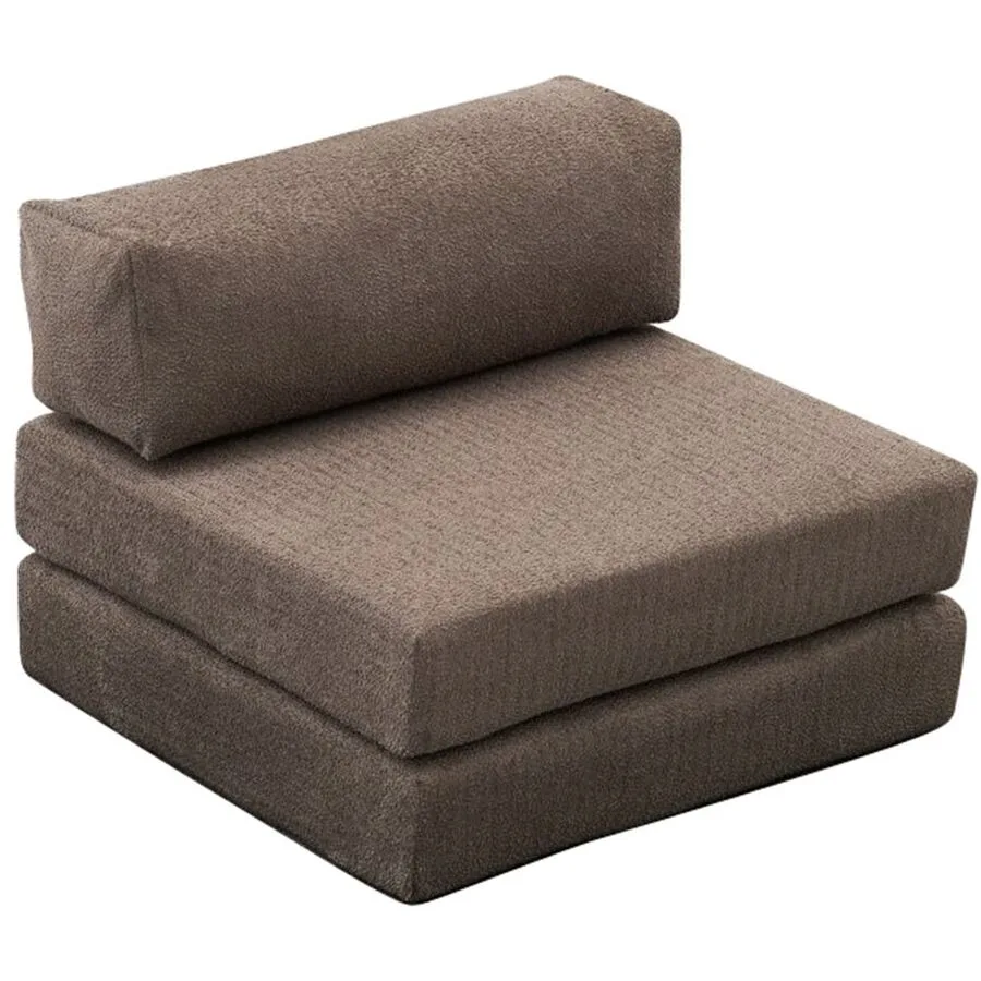 Bettsofa Foldbar Grau Fabric: 100% CHENILLE B 95 T 95 cm