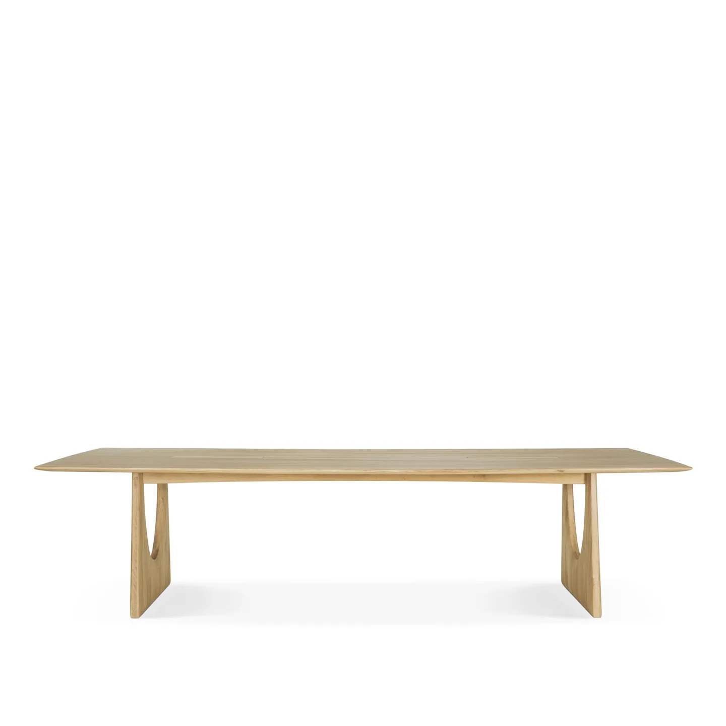 Ethnicraft - Geometric Meeting Table - Varnished Oak - Rectangular 313 x 140 x 76 - Skrivbord - Alain Van Havre - Träfärgad - Trä