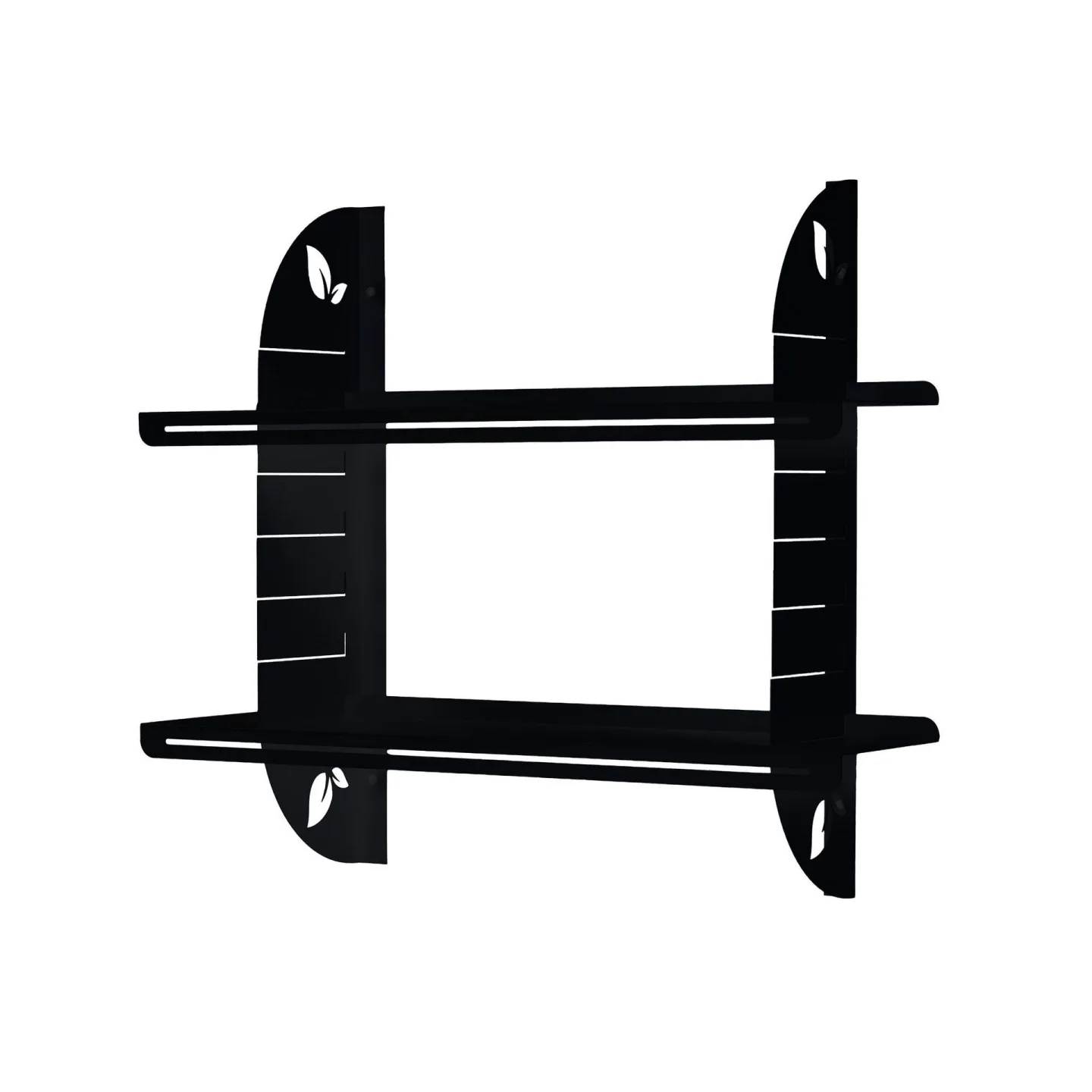 Clavor Vägghylla 70 cm - Svart