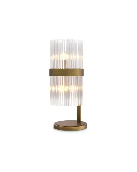 Carnero bordlampe antik messing