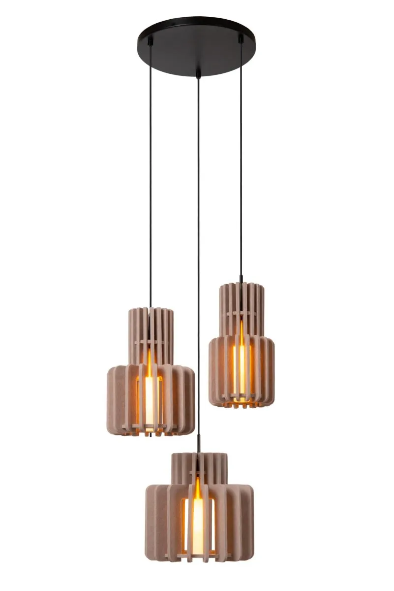 Lucide - Rollo Ø50 - Taklampa - Taupe