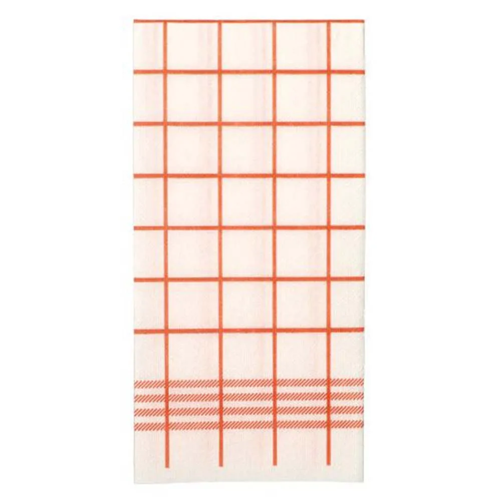 Kitchen towel 2 lags servetter 30 pack röd/vit