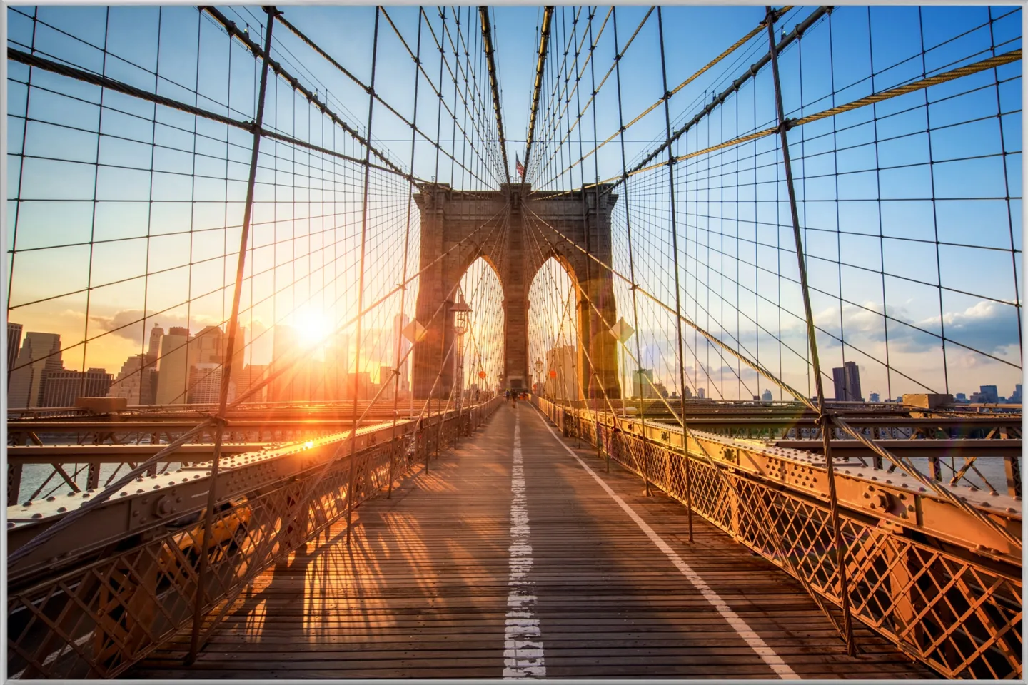 image LAND Bild mit Rahmen Brooklyn Bridge | Schubiger Möbel