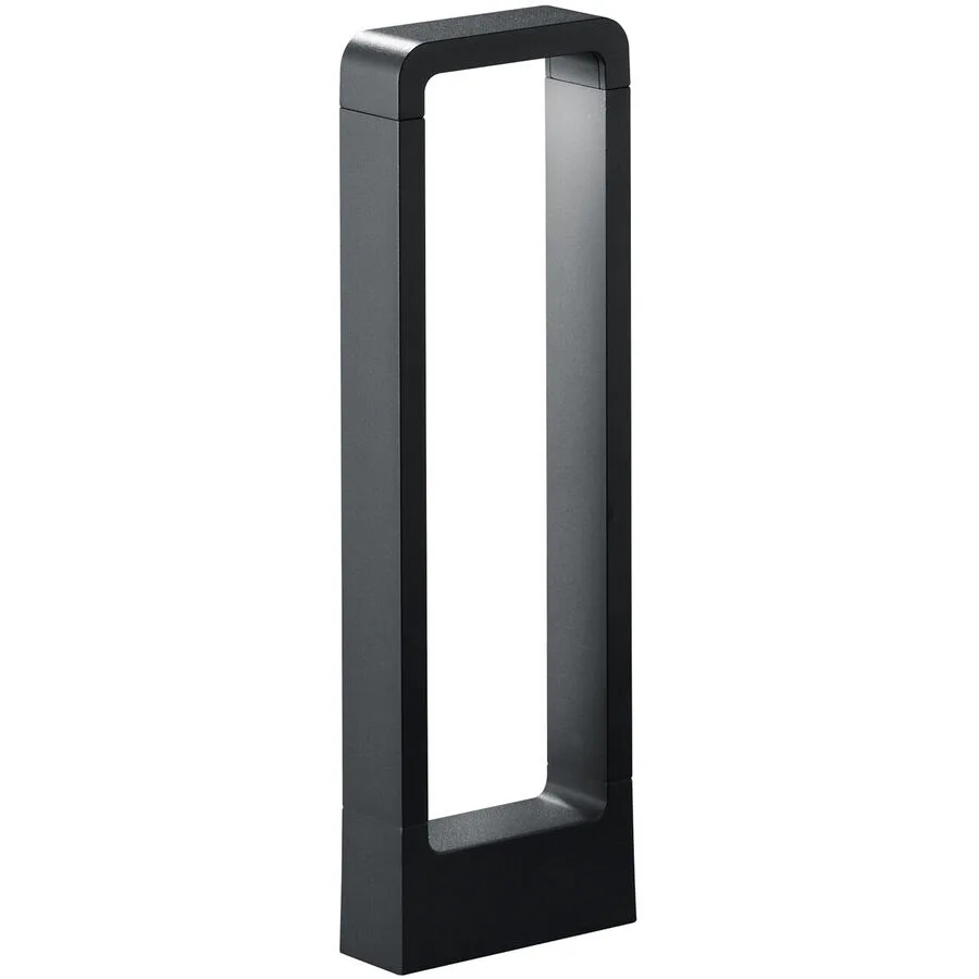 Aussenlampe Rober Grau 16 cm 50 cm - Farbe: anthrazit - LED - Lichtfarbe: Warmweiss - Material: Aluminium-Druckguss - Aussenlampe- LED