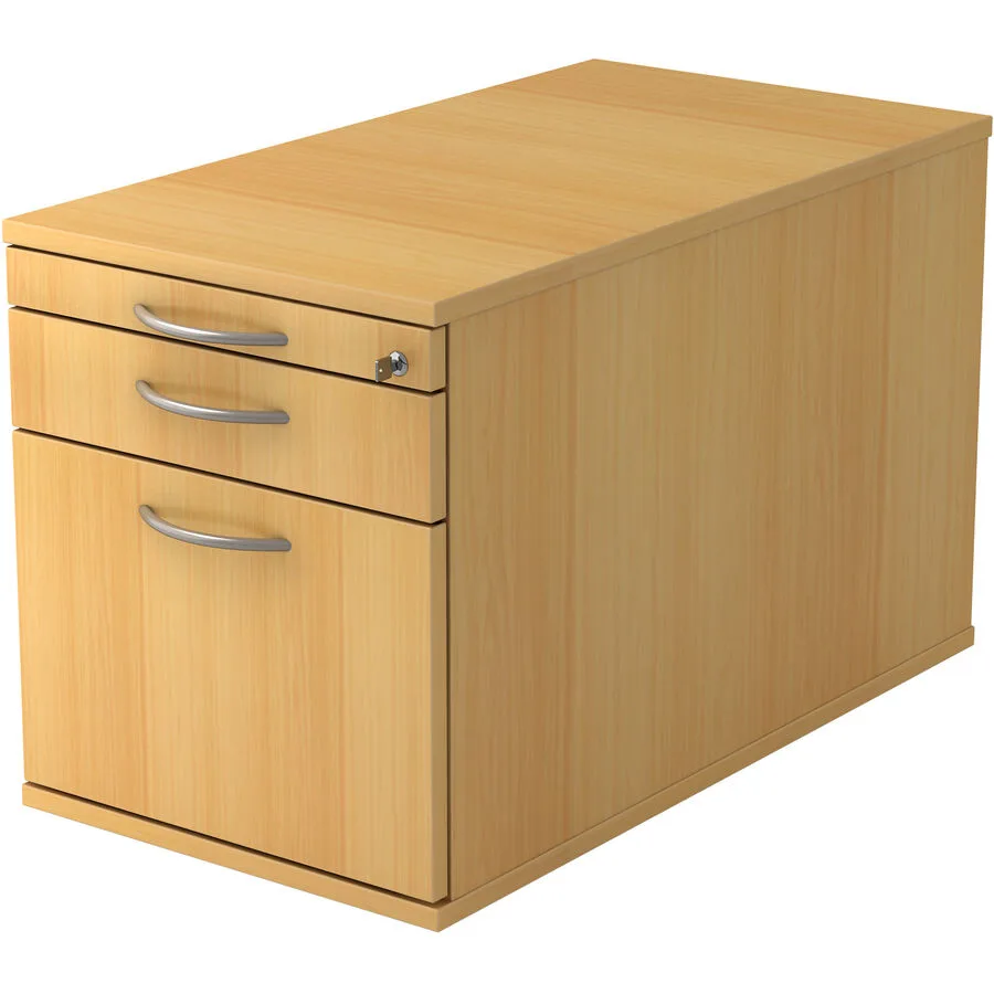 Rollcontainer Office buche Holzwerkstoff B 42.8 cm H 51.2 cm