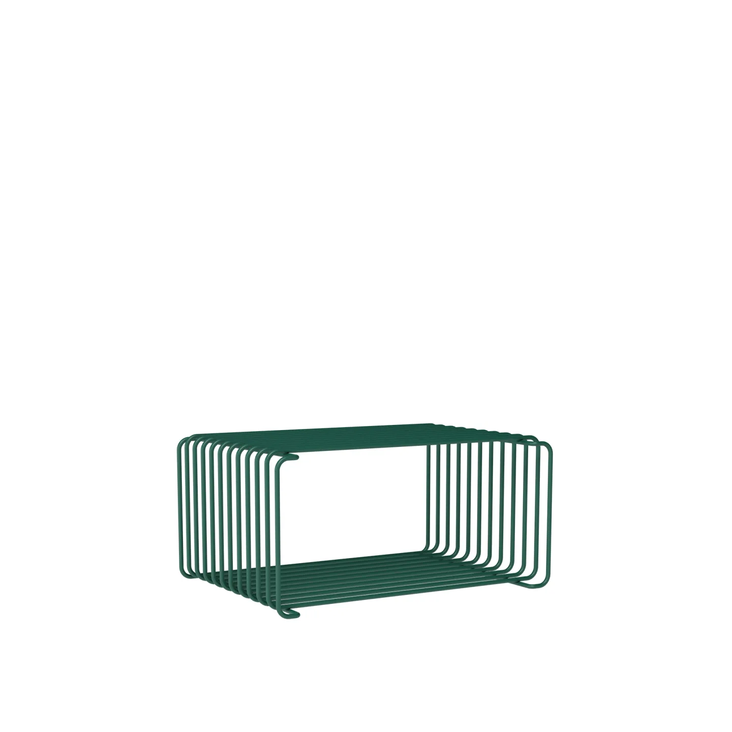 Montana - Panton Wire Half Height hylla, djup 25,7 cm - Pine - Hyllor & Hyllsystem - Verner Panton - Grön - Metall