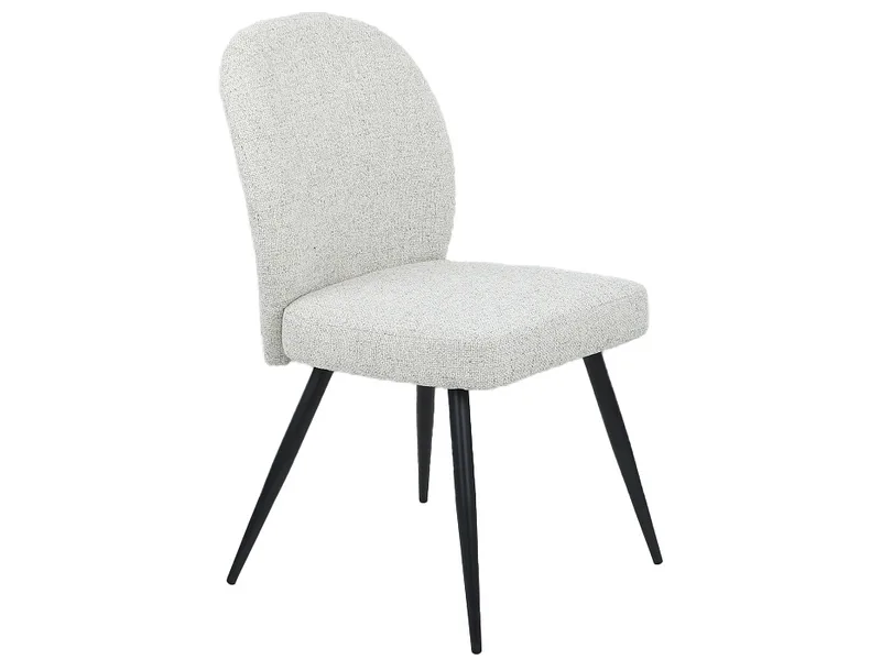 Stuhl MAILA Stoff cremefarben