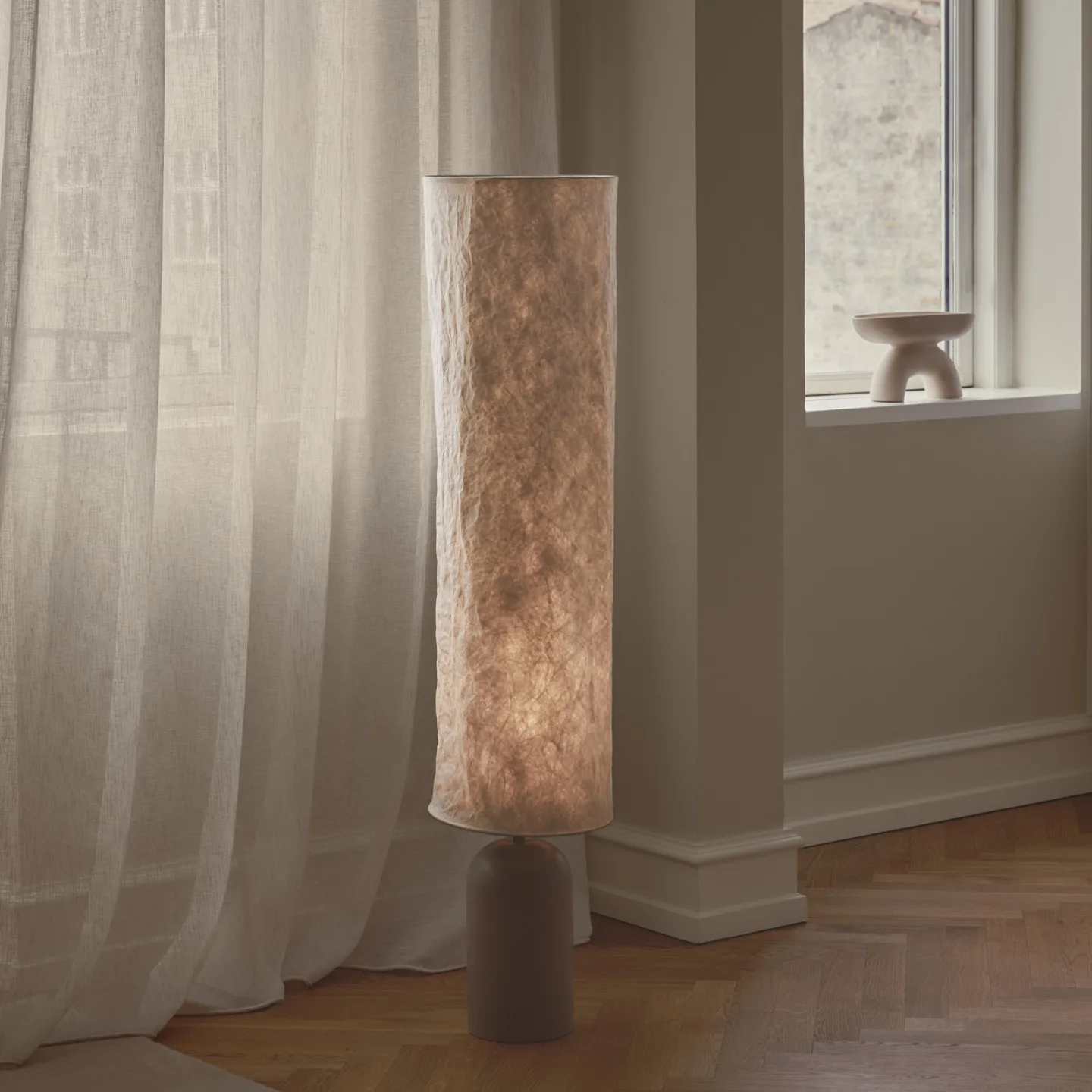 Talli Stehleuchte Brown - DFTP DFTP by Nordlux - Schlafzimmer - Kunststoff - Zylinder