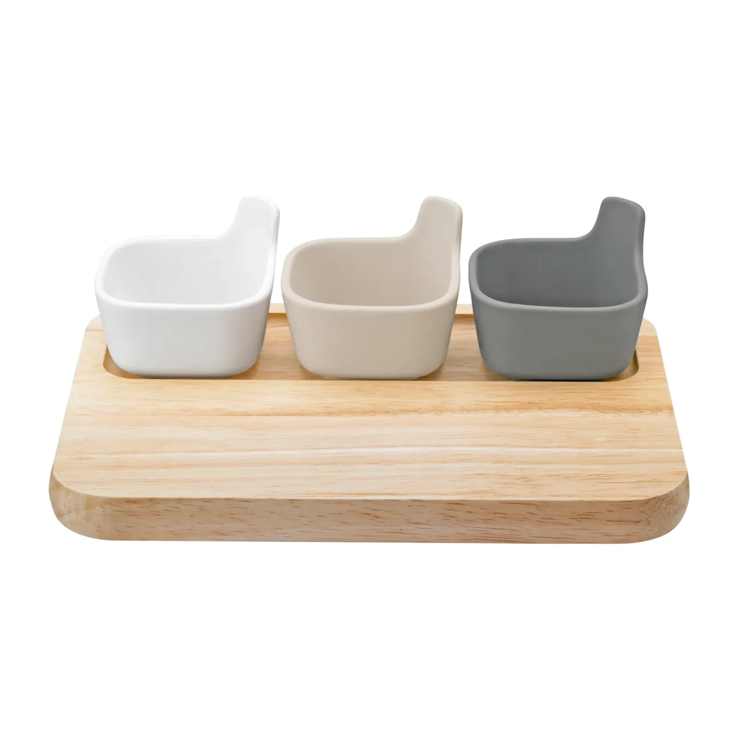 RIG-TIG TAPAS Servierset Weiß-beige-grau