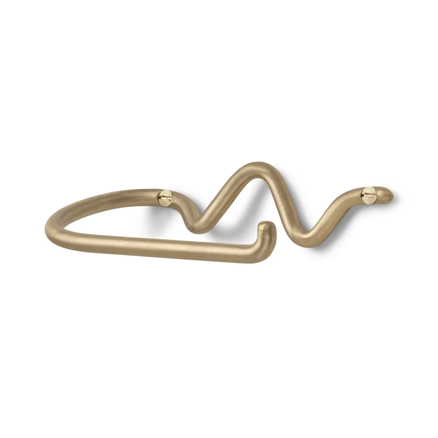Ferm Living Curvature Toilettenpapierhalter Messing