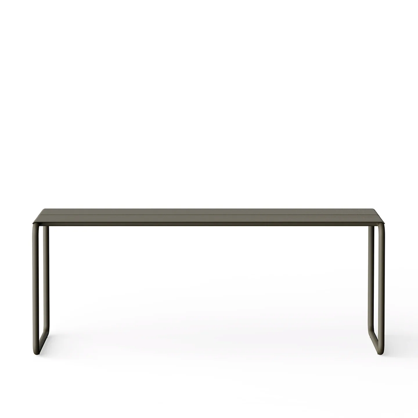 NINE - Sine - Bench Dark Green - Trädgårdsbänkar - Note Design Studio - Grön - Metall