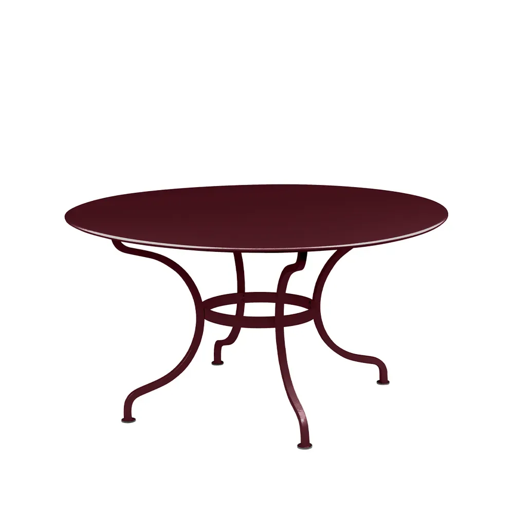Fermob Romane bord runt Black cherry (vinröd)