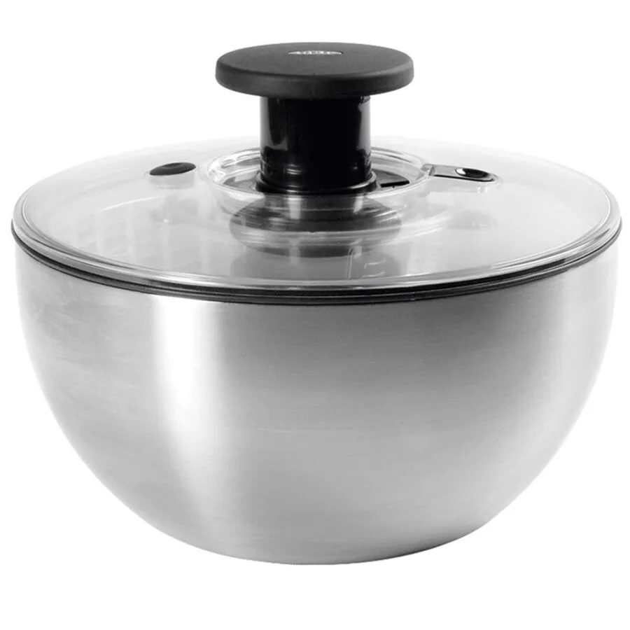 Salatschleuder Oxo silber Edelstahl/Kunststoff B 26.6 cm