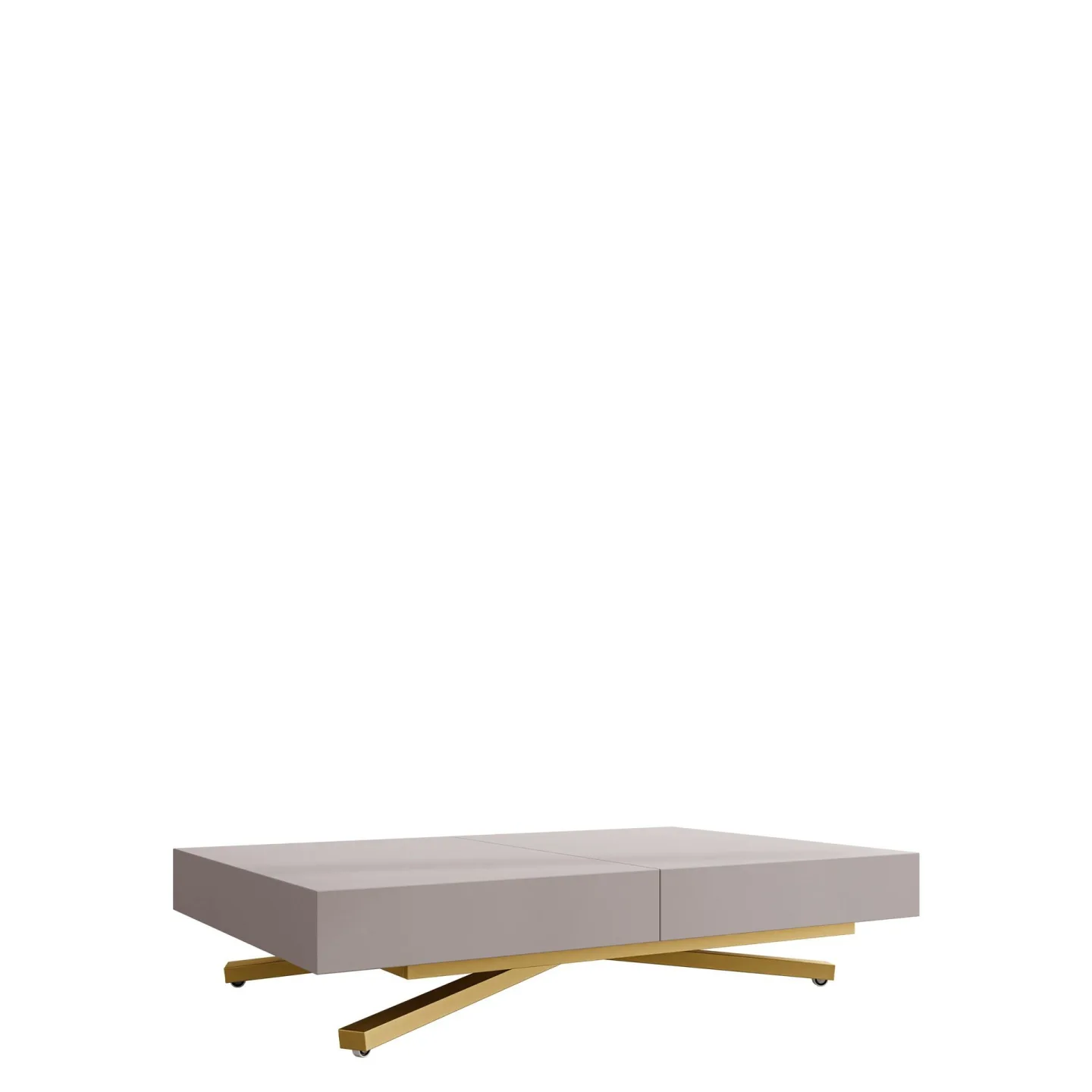Avendi Soffbord 120 cm - Guld, beige
