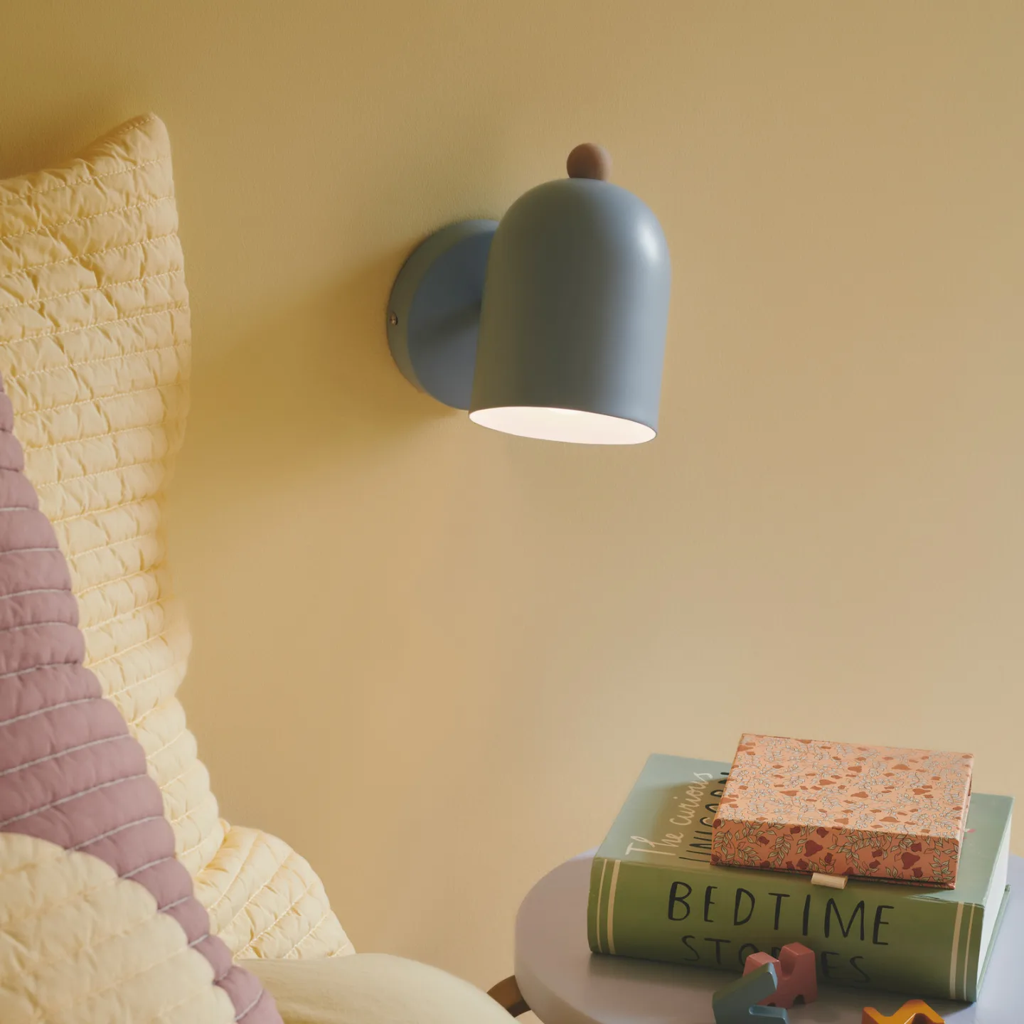 Gaston Wandleuchte Blue - Nordlux - Wohnzimmer - Skandinavisch - Metall - Einflammig