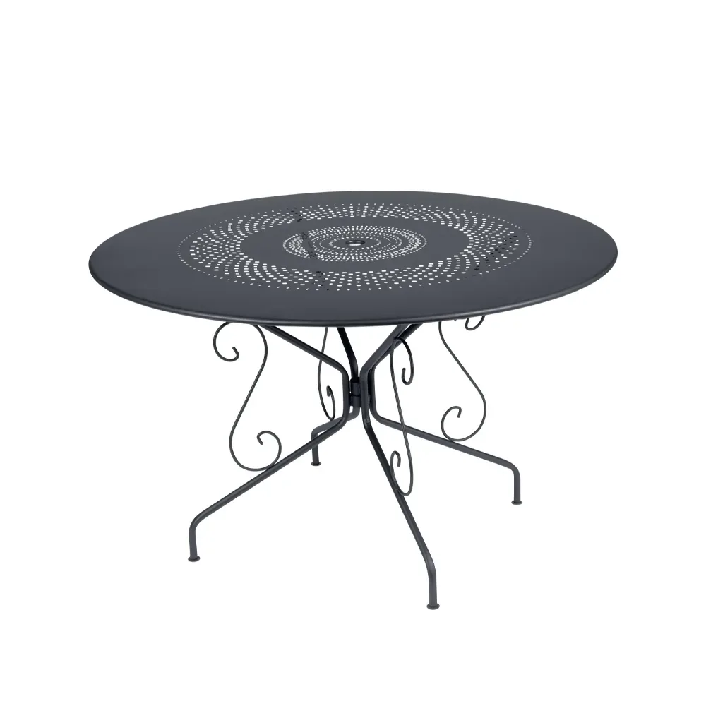 Fermob Montmartre bord Ø117 cm Anthracite (grå)
