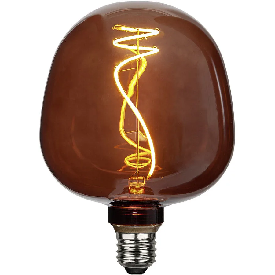 Bulbs Leuchtmittel Bulb Glas E27 2 W - Farbe: dunkelbraun - LED - Lichtfarbe: Kerzenlicht - LED Leuchtmittel