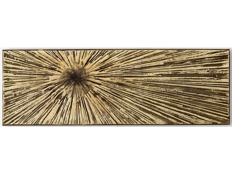 Ölgemälde auf Leinwand JOY 1 Stück mehrfarbig 150x50x3.5cm