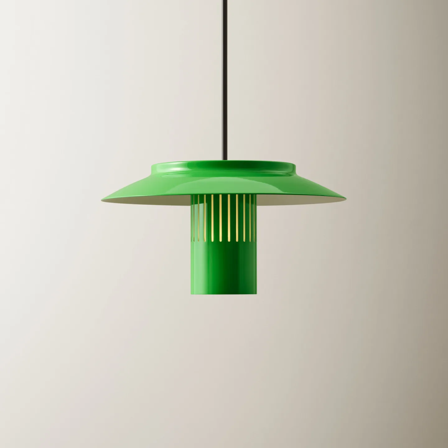Lille 24 Hängeleuchte, grün, Aluminium, Ø 24 cm - Pholc - Küche - Design - Einflammig