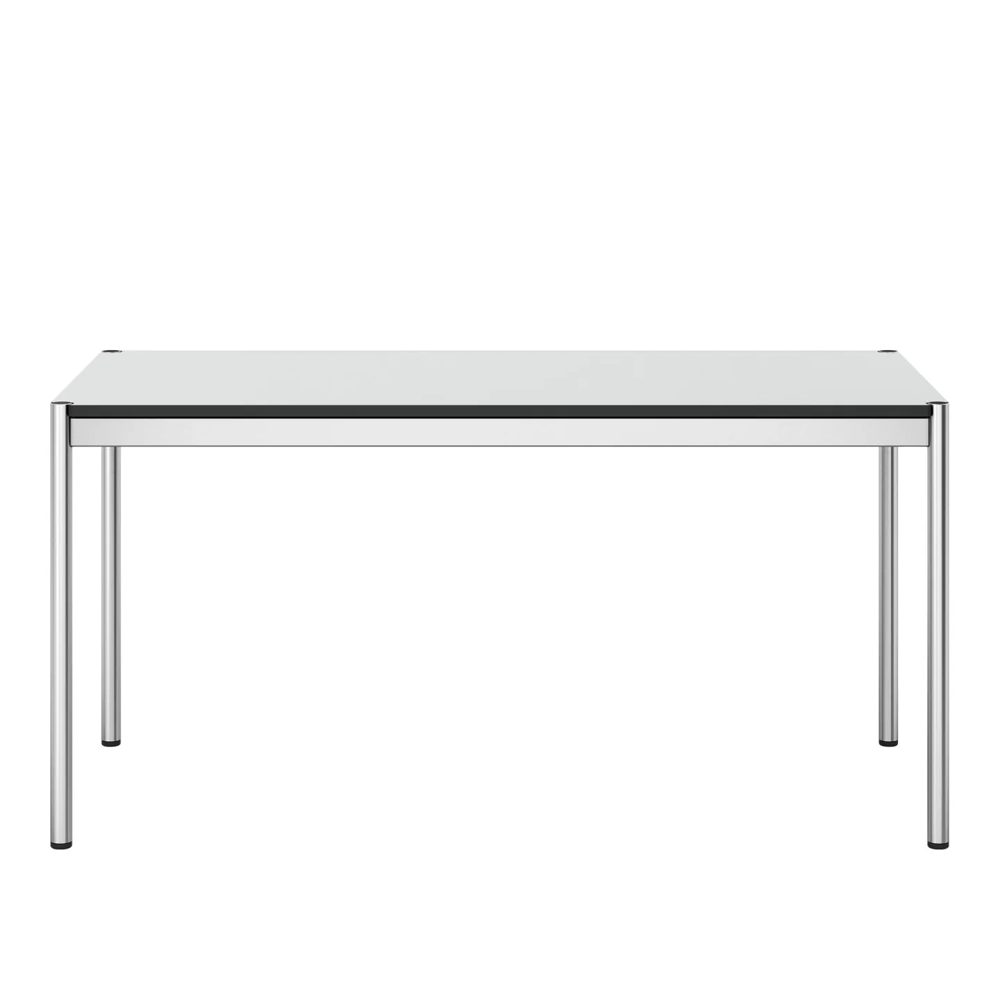 USM - USM Haller T59 02 Laminate Pearl Grey - Skrivbord - Fritz Haller & Paul Schärer - Silver - Metall