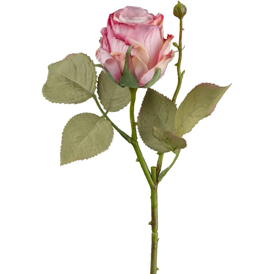 Kunstblume Natural Rosa Kunststoff 54 cm