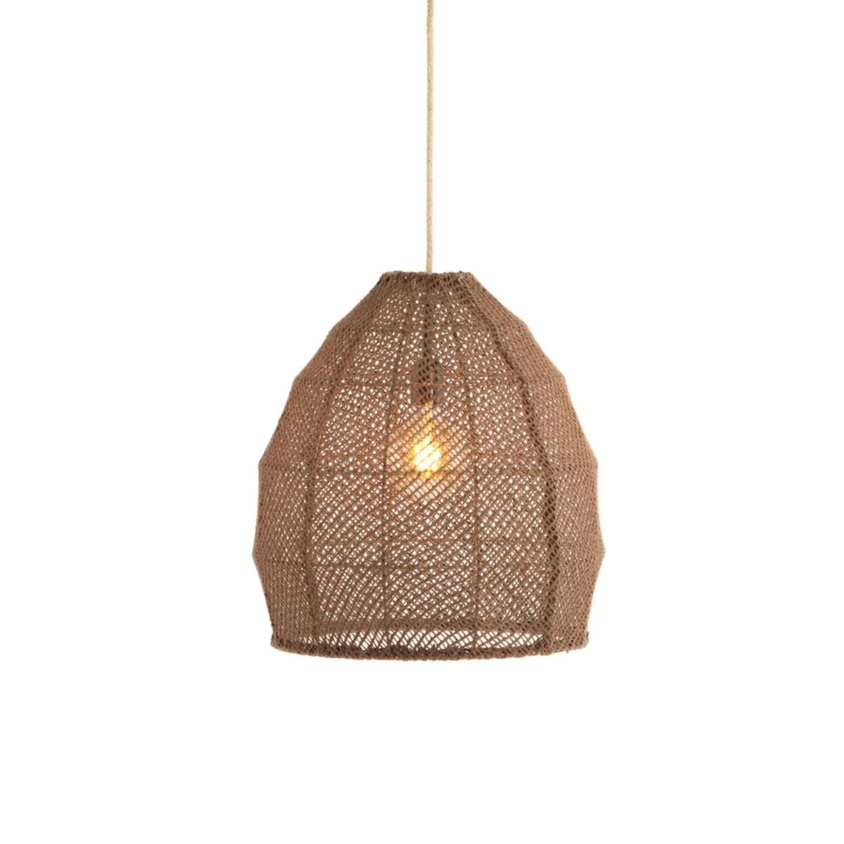 Light & Living - Makassar Ø42 - Taklampa - Brun