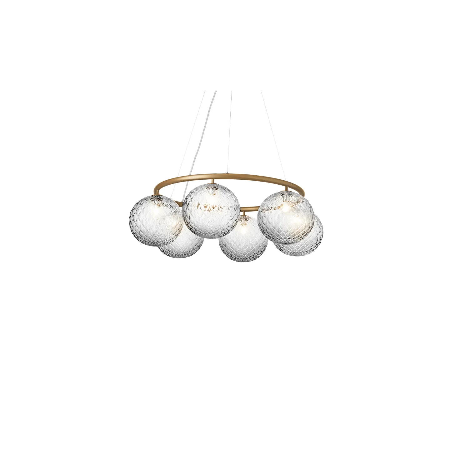 Nuura - Miira Circular 6 Brass/Optic - Takkronor - Sofie Refer - Guld