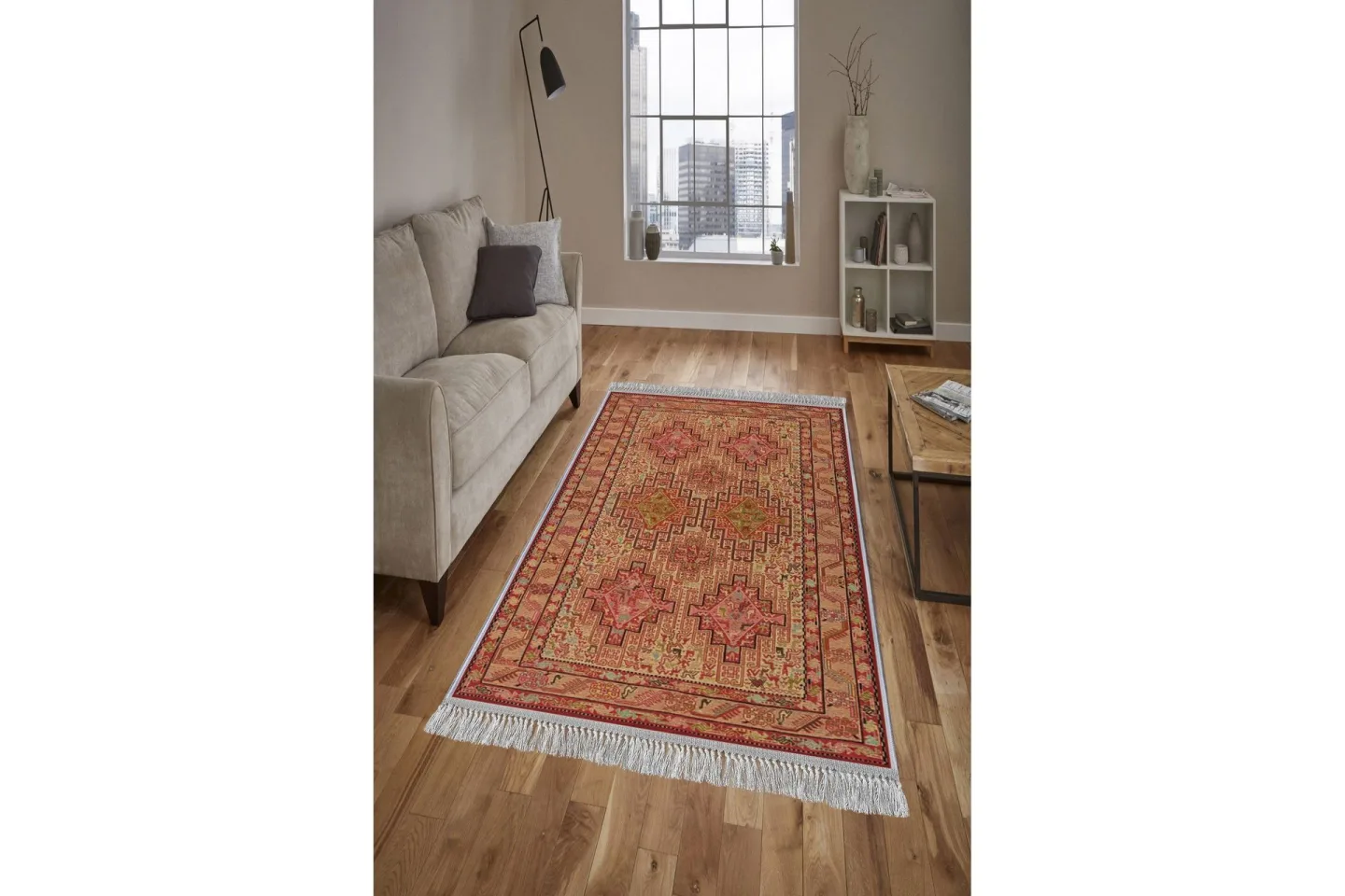 Homefesto Matta 180x280 cm - Multifärgad/Sammet