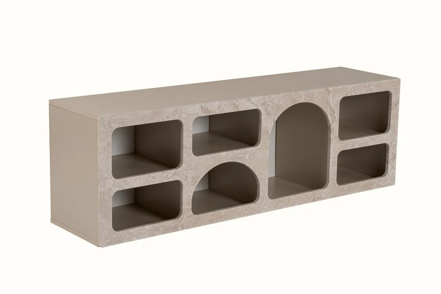 Giana Konsollbord 160 cm - Travertine/Sandsten