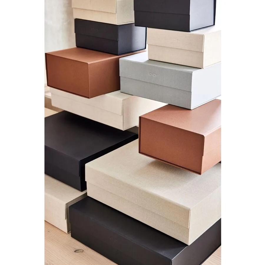 Aufbewahrungsbox OYOY Schwarz Karton B 17 T 24 cm